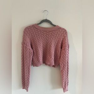 Bubble gum pink sweater